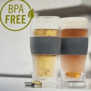 FONAL MARKDOWN BEFORE DONATING!  NWOT HOST BEER FREEZE COOLING CUPS. SET OF 2.